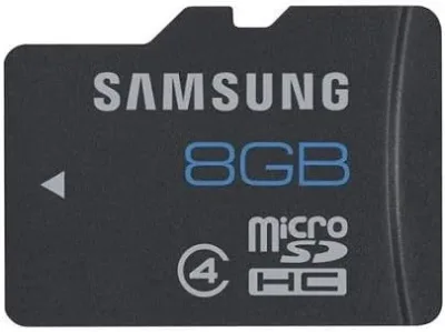 MS8GBA-AM - Samsung 8GB Class 4 microSDHC Flash Memory Card