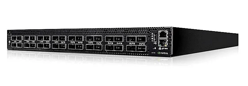 NVIDIA MSN4600-VS2FC Spectrum-3 64-Ports 200GBase-X QSFP56 200 Gigabit Ethernet Layer 3 Managed 1U Rack-mountable Network Switch. In Stock
