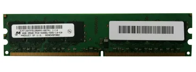 MT16HTF51264AY-667A1 - Micron 4GB DDR2-667MHz PC2-5300 non-ECC Unbuffered CL5 240-Pin DIMM Dual Rank Memory Module