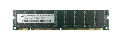MT16LSDT6464AG-13EB2 - Micron 512MB 133MHz PC133 non-ECC Unbuffered CL2 168-Pin DIMM Memory Module