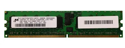 MT18HTF25672PDY-667E1 - Micron 2GB DDR2-667MHz ECC Registered CL5 240-Pin DIMM 1.8V 2R Memory Module