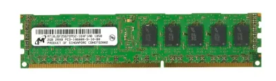 MT18JSF25672PDZ-1G4F1AB - Micron 2GB PC3-10600 DDR3-1333MHz ECC Registered CL9 RDIMM Dual-Rank Memory Module
