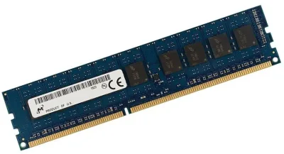 MT18JSF51272AZ-1G4M1ZG - Micron 4GB DDR3-1333MHz PC3-10600 ECC Unbuffered CL9 240-Pin DIMM Dual Rank Memory Module