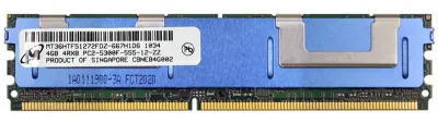 MT36HTF51272FDZ-667H1D6 - Micron 4GB DDR2-667MHz ECC Fully Buffered CL5 240-Pin DIMM 1.8V 4R Memory Module