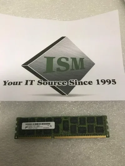 MT36KSF1G72PZ-1G4D - Micron 8GB DDR3-1333MHz PC3-10600 ECC Registered CL9 240-Pin DIMM 1.35V Low Voltage Dual Rank Memory Module