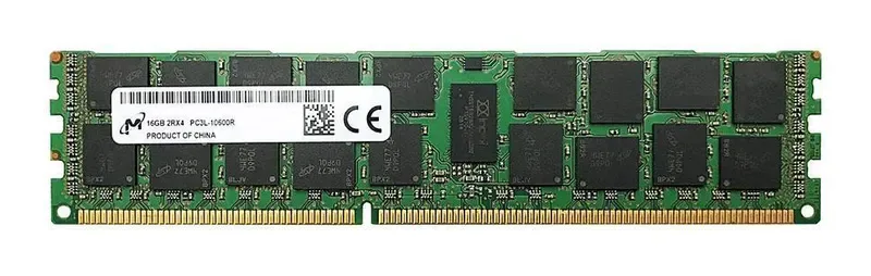 MT36KSF2G72PZ-1G6P1MF - Micron 16GB DDR3-1600MHz PC3L-12800 ECC Registered CL11 240-Pin RDIMM 1.35V Dual Rank Memory Module