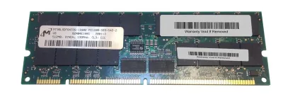 MT36LSDF12872G-133 - Micron 1GB 133MHz PC133 ECC Registered CL3 168-Pin DIMM Memory Module