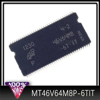 MT46V64M8P-75 - Micron LPDDR-266MHz 64Mx8 DRAM Memory Chip