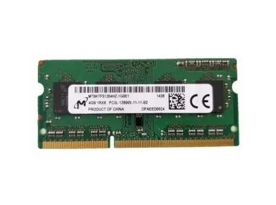 MT8KTF51264HZ-1G6E1 - Micron Technology 4GB DDR3-1600MHz PC3-12800 non-ECC Unbuffered CL11 204-Pin SoDimm 1.35V Low Voltage Memory Module