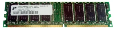 MT8VDDT6464AG-265D1 - Micron 512MB DDR-266MHz PC2100 non-ECC Unbuffered CL2.5 184-Pin DIMM Memory Module