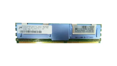 MT9HTF6472F-667F1D4 - Micron 1GB (2 x 512MB) DDR2-667MHz ECC Fully Buffered CL5 240-Pin DIMM 1.8V Single Rank Memory Module