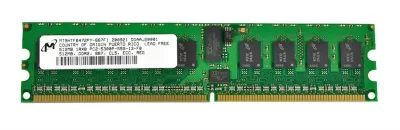 MT9HTF6472PY-667 - Micron 512MB DDR2-667MHz PC2-5300 ECC Registered CL5 240-Pin DIMM Single Rank Memory Module