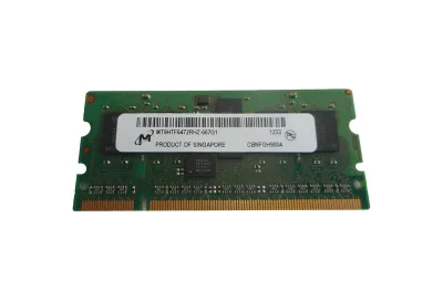 MT9HTF6472RHZ-667 - Micron 512MB DDR2-667MHz ECC Registered CL5 200-Pin SODIMM 1.8V Single Rank Memory Module