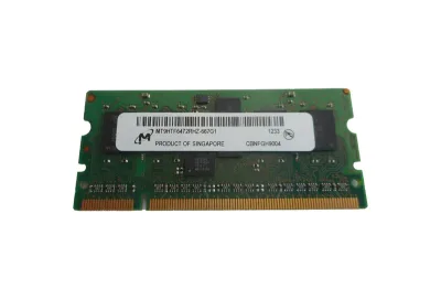 MT9HTF6472RHZ-667G1 - Micron 512MB DDR2-667MHz ECC Registered CL5 200-Pin SODIMM 1.8V Single Rank Memory Module