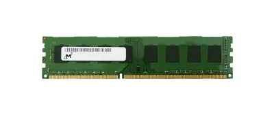 MT9JSF25672AZ-1G6 - Micron 2GB DDR3-1600MHz PC3-12800 ECC Unbuffered CL11 240-Pin DIMM Single Rank Memory Module