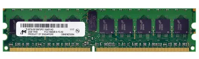 MT9JSF25672PZ-1G4D1AD - Micron 2GB PC3-10600 DDR3-1333MHz ECC Registered CL9 RDIMM Single-Rank Memory Module