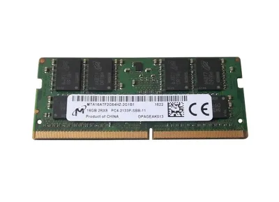 MTA16ATF2G64HZ-2G1B1 - Micron 16GB DDR4-2133MHz PC4-17000 non-ECC Unbuffered CL15 260-Pin SoDimm 1.2V Memory Module