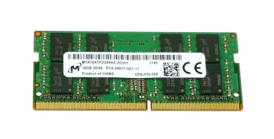 MTA16ATF2G64HZ-2G3H1 - Micron 16GB DDR4-2400MHz PC4-19200 non-ECC Unbuffered CL17 260-Pin SoDimm 1.2V Dual Rank Memory Module