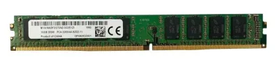 MTA18ADF2G72AZ-3G2E1ZI - Micron 16GB DDR4-3200MHz/PC4-25600 ECC Unbuffered CL22 288-Pin VLP UDIMM 1.2V Dual Rank Memory Module