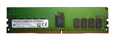 MTA18ASF2G72PDZ-3G2 - Micron 16GB DDR4-3200MHz PC4-25600 ECC Registered CL22 288-Pin RDIMM 1.2V Dual Rank Memory Module