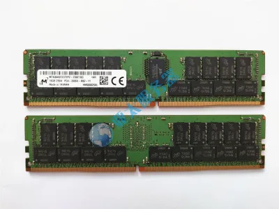 MTA36ASF2G72PZ-2G12 - Micron 16GB DDR4-2133MHz PC4-17000 ECC Registered CL15 288-Pin DIMM 1.2V Dual Rank Memory Module