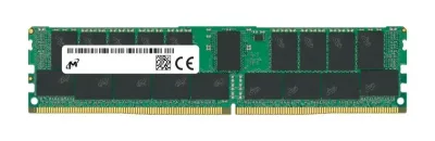 MTA36ASF8G72PZ-3G2E1TL - Micron 64GB DDR4-3200 MHz PC4-25600 ECC Registered CL22 288-Pin DIMM 1.2V Dual Rank Memory Module