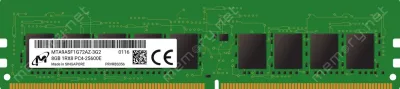 MTA9ASF1G72AZ-2G3 - Micron 8GB DDR4-2400MHz PC4-19200 ECC Unbuffered CL17 288-Pin DIMM 1.2V Single Rank Memory Module