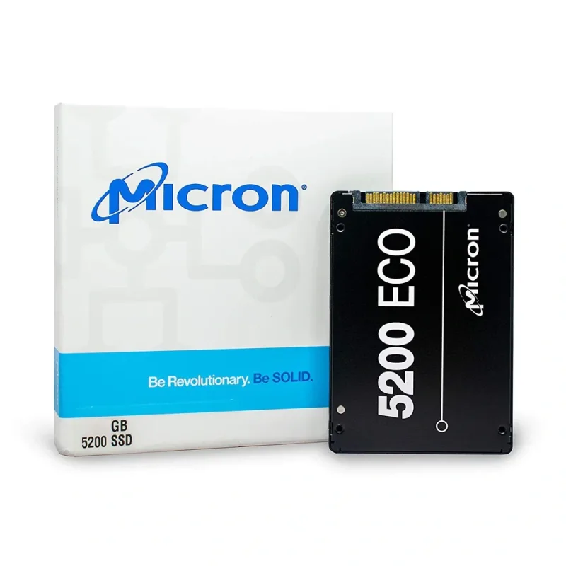 Micron MTFDDAK1T9TDC-1AT1ZABYYR 5200 ECO Series 1.92TB Triple-Level Cell SATA 6Gb/s 3D NAND 2.5-Inch Solid State Drive