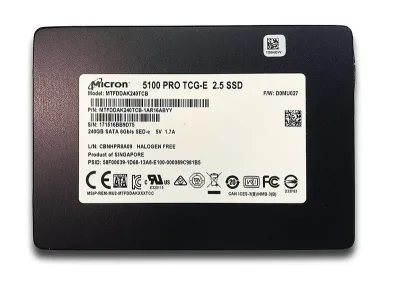 MTFDDAK240TCB - Micron 5100 PRO 240GB SATA III 2.5-inch Solid State Drive