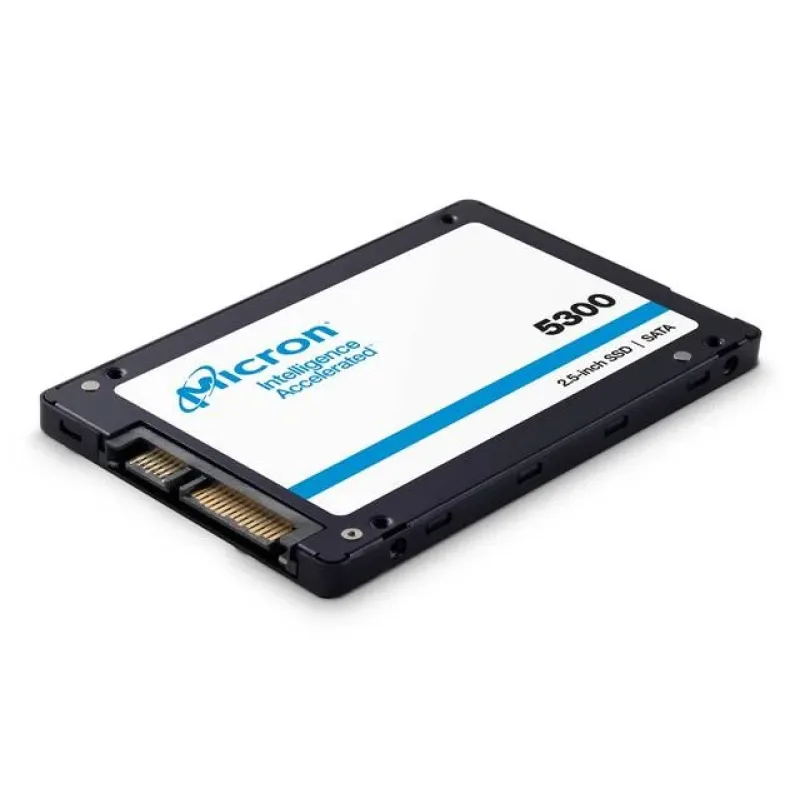 Micron MTFDDAK480TDT-1AW16ABYY 5300 MAX Series 480GB Triple-Level Cell SATA 6Gb/s NAND Flash (SED TCG eSSC Encryption) 2.5-Inch Solid State Drive. In Stock