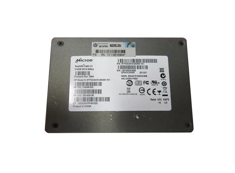 MTFDDAK512MAM1K1 - Micron RealSSD C400 512GB Multi-Level Cell (MLC) SATA 6Gb/s 2.5-inch Solid State Drive