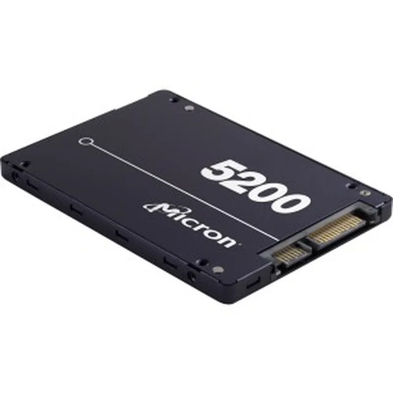 Micron MTFDDAK7T6TDC-1AT1ZABYY 5200 ECO Series 7.68TB Triple-Level Cell SATA 6Gb/s 3D NAND 2.5-Inch Solid State Drive. In Stock
