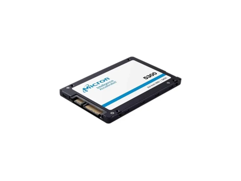 Micron MTFDDAK7T6TDS-1AW15ABYY 5300 PRO Series 7.68TB Triple-Level Cell SATA 6Gb/s 3D NAND (SED TCG OPAL Encryption) 2.5-Inch Solid State Drive. In Stock