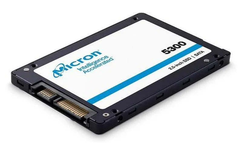 Micron MTFDDAK960TDT-1AW1ZABYY 5300 Max Series 960GB Triple-Level Cell SATA 6Gb/s 3D NAND 2.5-Inch Solid State Drive. In Stock