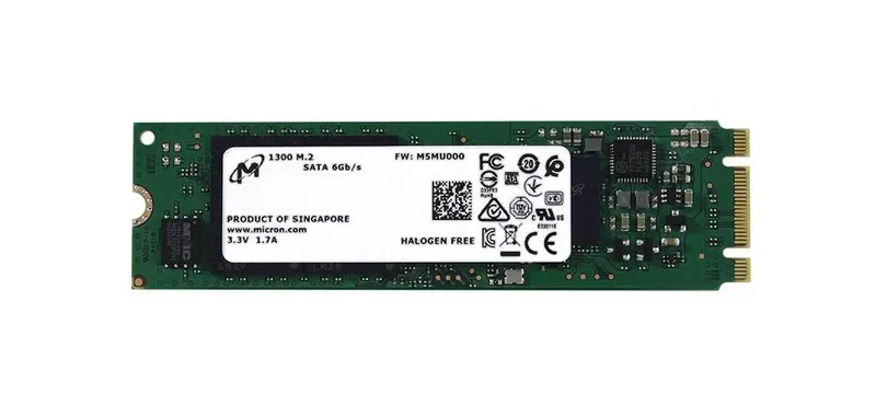 MTFDDAV256TDL-1AW1ZA - Micron 1300 256GB Triple-Level Cell SATA 6Gb/s M.2 Solid State Drive