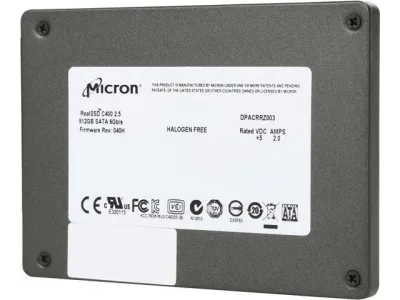 MTFDDAV512MBF-1AN1ZA - Micron RealSSD M600 Series 512GB M.2 2280ss 6GB/s 3.3V 16nm MLC NAND Flash Solid State Drive