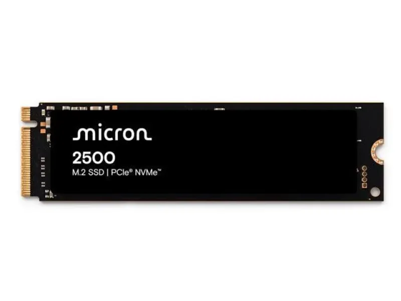 Micron MTFDKBA1T0QGN-1BN1AABYYR 2500 Series 1TB Quad-Level Cell PCI Express NVMe 4.0 x4 512 M.2 2280 Client Solid State Drive. In Stock