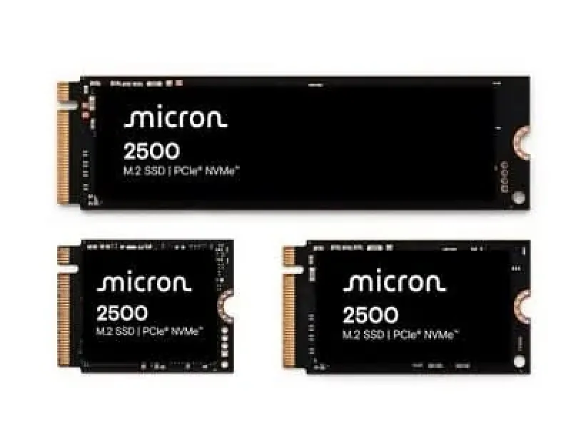 Micron MTFDKBA2T0QGN-1BN1AABYYR 2500 Series 2TB Quad-Level Cell PCI Express NVMe 4.0 x4 512 M.2 2280 Client Solid State Drive. In Stock