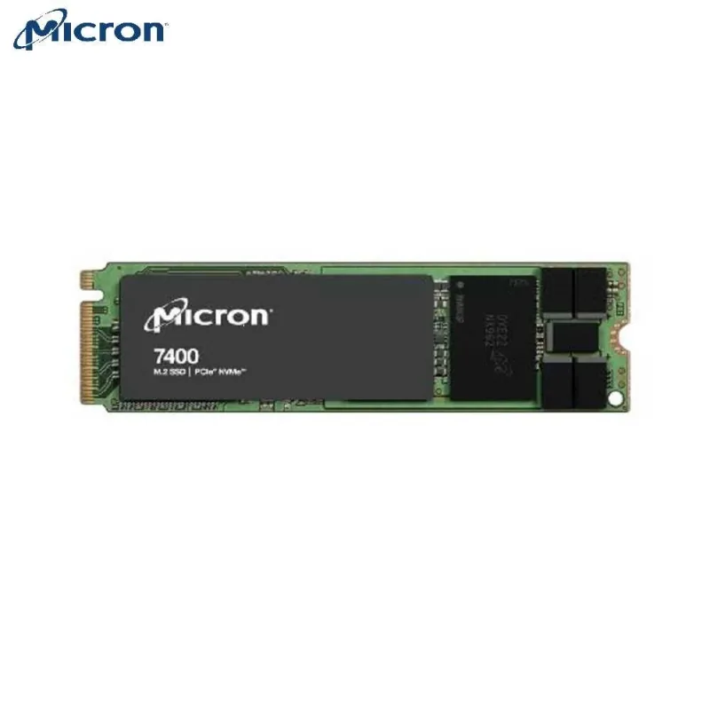 Micron MTFDKBA480TDZ-1AZ1ZABYY 7400 PRO Series 480GB Triple-Level Cell PCI Express NVMe 4.0 x4 3D NAND M.2 2280 Solid State Drive. In Stock