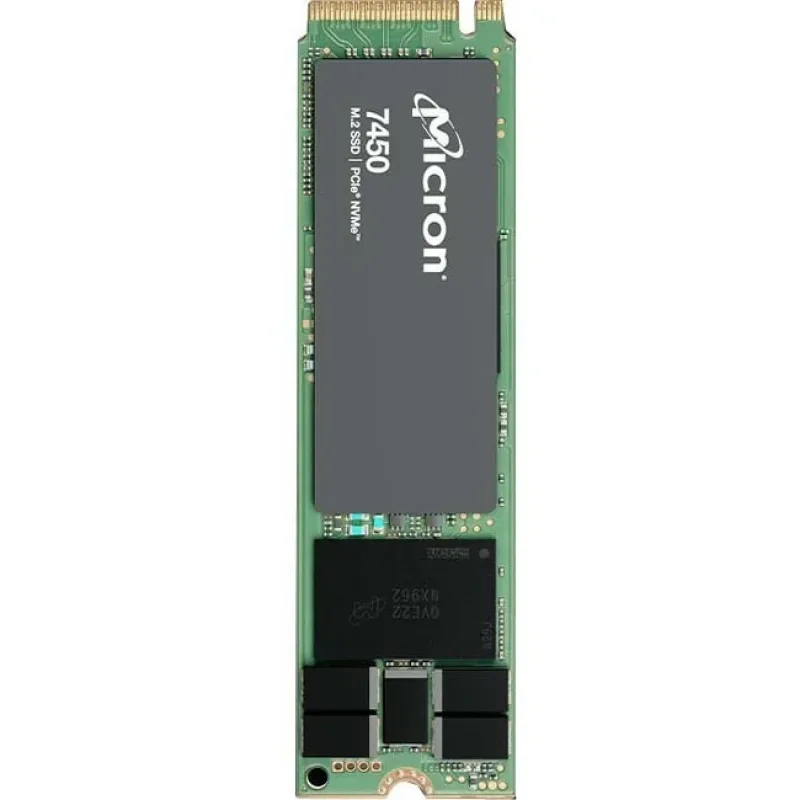 Micron MTFDKBA480TFR-1BC1ZABYYR 7450 PRO Series 480GB Triple-Level Cell PCI Express NVMe 4.0 x4 3D NAND M.2 2280 Solid State Drive. In Stock