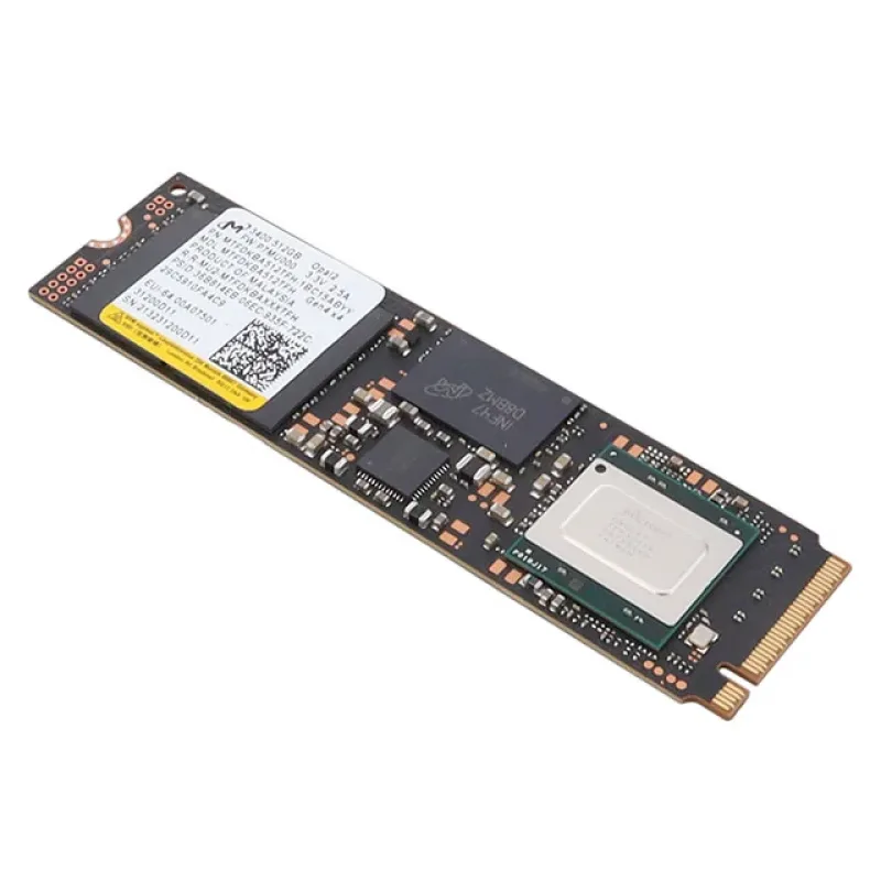Micron MTFDKBA512TFH-1BC15ABYY 3400 Series 512GB Triple-Level Cell PCI Express NVMe 4.0 x4 3D NAND M.2 2280 Solid State Drive. In Stock