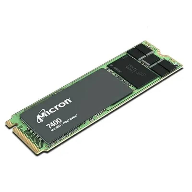Micron MTFDKBA800TFC-1AZ1ZABYY 7400 MAX Series 800GB Triple-Level Cell PCI Express NVMe 4.0 x4 3D NAND M.2 2280 Solid State Drive. In Stock