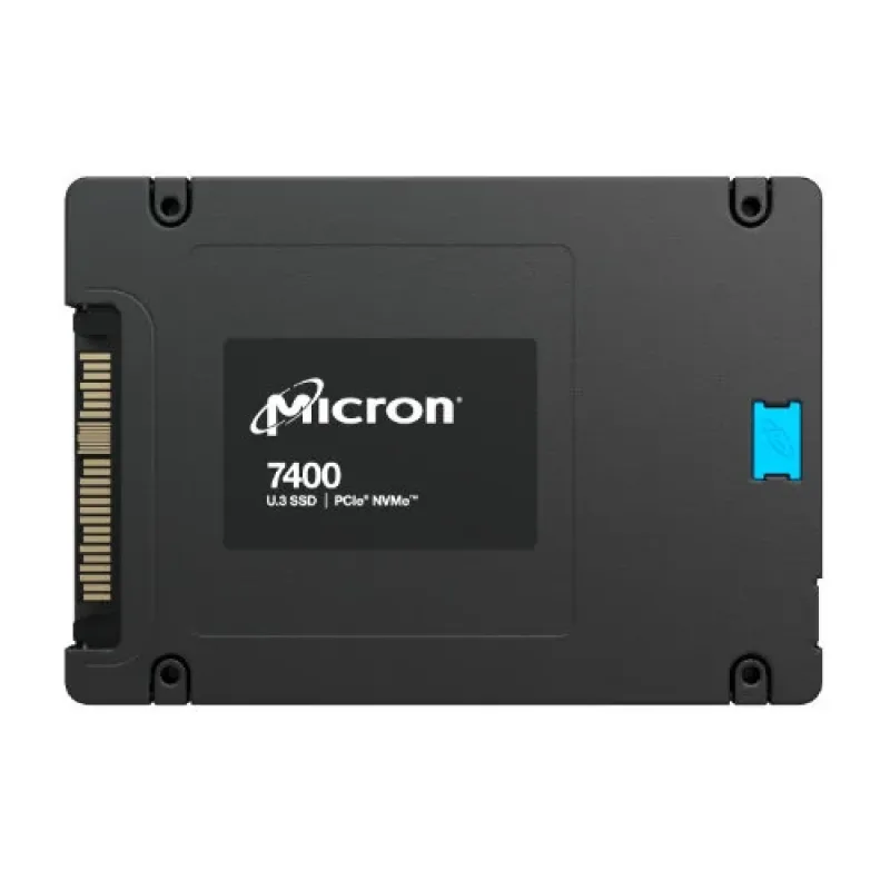 Micron MTFDKCB6T4TFC-1AZ1ZABYY 7400 MAX Series 6.4TB Triple-Level Cell PCI Express NVMe 4.0 x4 3D NAND U.3 2.5-Inch Solid State Drive