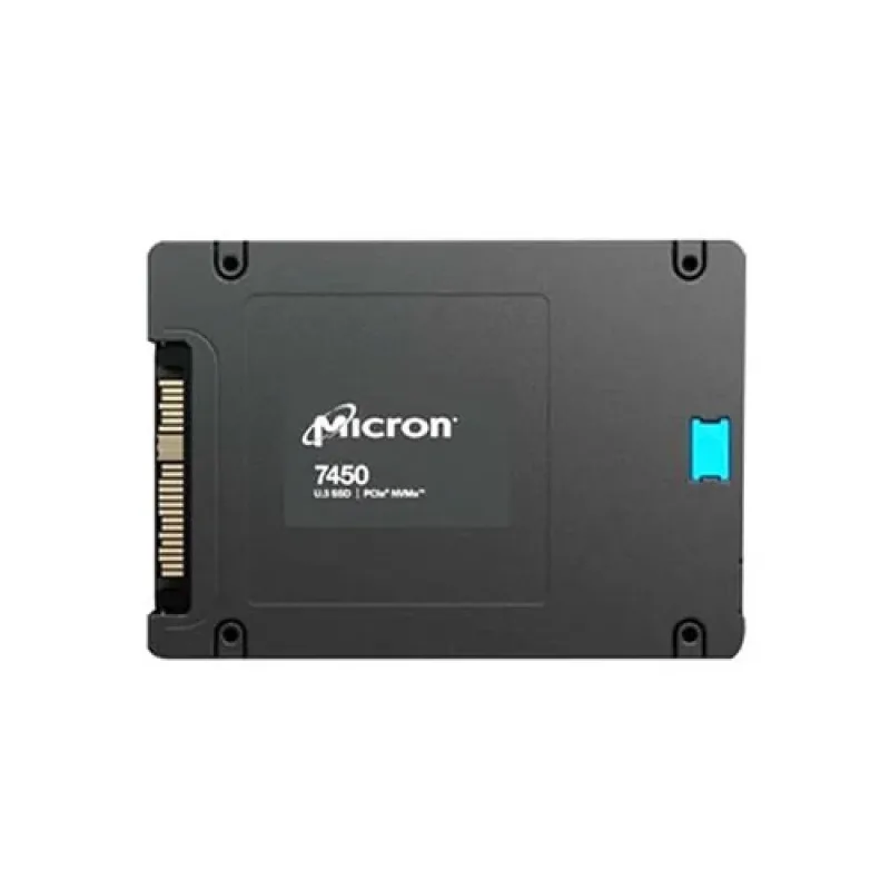 Micron MTFDKCB7T6TFR 7450 PRO 7.68TB U.3 2.5-Inch 7mm SED TCG Opal PCI-Express 4.0 NVMe Solid State Drive