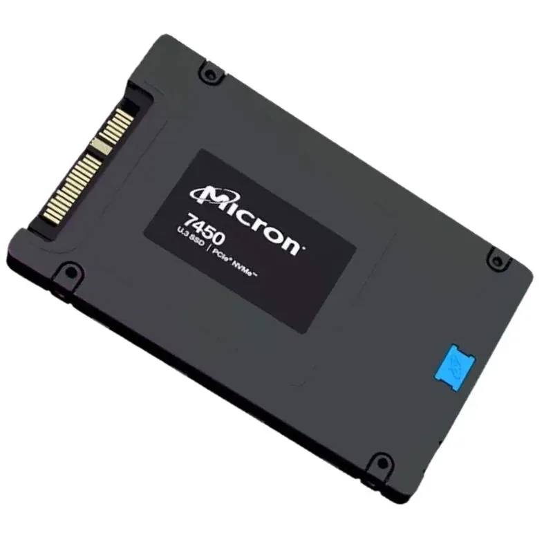 Micron MTFDKCB7T6TFR-1BC15ABYYR 7450 PRO Series 7.68TB PCI Express NVMe 4.0 x4 Read Intensive (SED TCG-opal) U.3 2.5-Inch Enterprise Solid State Drive. In Stock