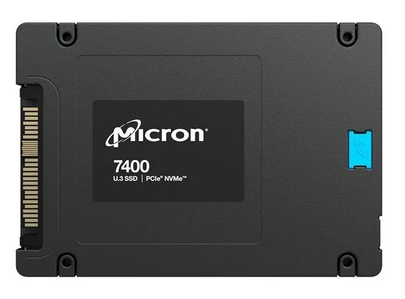 Micron MTFDKCB7T6TFR-1BC1ZABYY 7450 PRO 7.68TB Triple-Level Cell PCI Express NVMe 4.0 x4 Read-Intensive (Non-SED) 2.5-Inch U.3 Data Center Solid State Drive