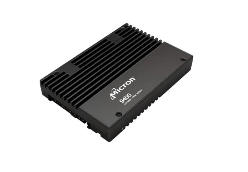 Micron MTFDKCC12T8TGJ-1BC1ZA 9400 MAX Series 12.8TB Triple-Level Cell PCI Express NVMe 4.0 x4 3D NAND U.3 2.5-Inch Enterprise Solid State Drive. In Stock