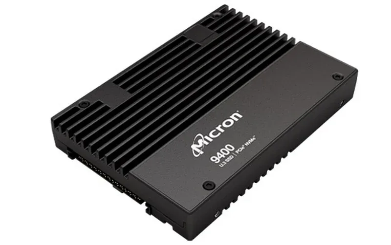 Micron MTFDKCC15T3TGH-1BC1ZABYY 9400 PRO 15.36TB Triple-Level Cell PCI Express NVMe 4.0 x4 512 Read-Intensive 2.5-Inch U.3 Data Center Solid State Drive