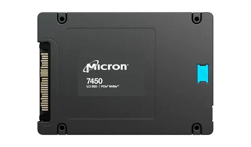 Micron MTFDKCC1T6TFS-1BC1ZA 7450 Max Series 1.6TB Triple-Level Cell PCI Express NVMe 4.0 x4 Mixed Use U.3 2.5-Inch Solid State Drive. In Stock