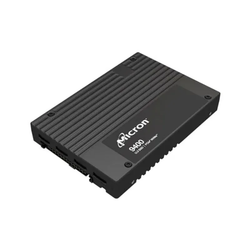 Micron MTFDKCC25T6TGJ-1BC1ZABYYR 9400 MAX Series 25.6TB Triple-Level Cell PCI Express NVMe 4.0 x4 3D NAND Mixed Use U.3 2.5-Inch Enterprise Solid State Drive. In Stock